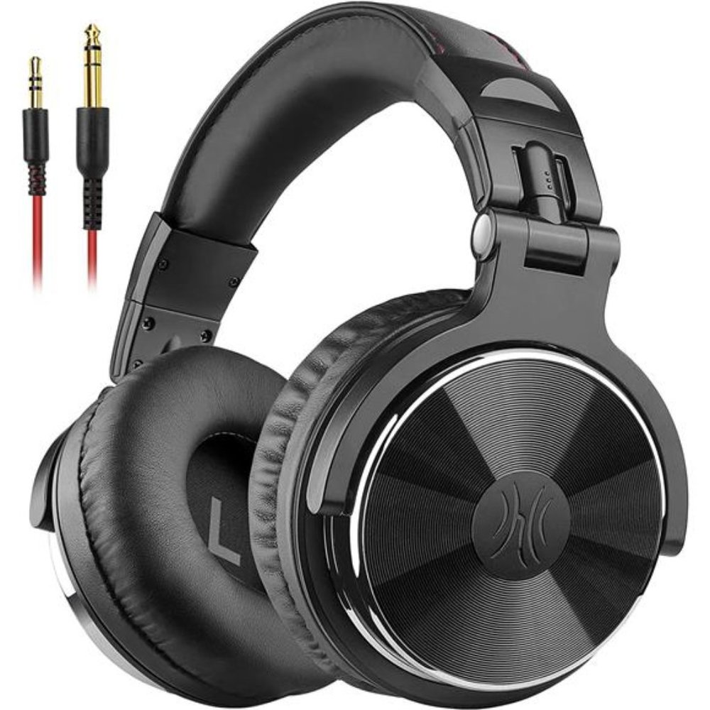 Wired Over Ear Headphones Hi-Res Studio Monitor & Mixing DJ Stereo Headsets